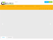 Tablet Screenshot of costaricavacations.com